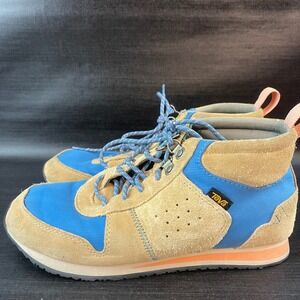 Teva Highside 84 Mid Top Hiking Brown Blue Boots Shoes